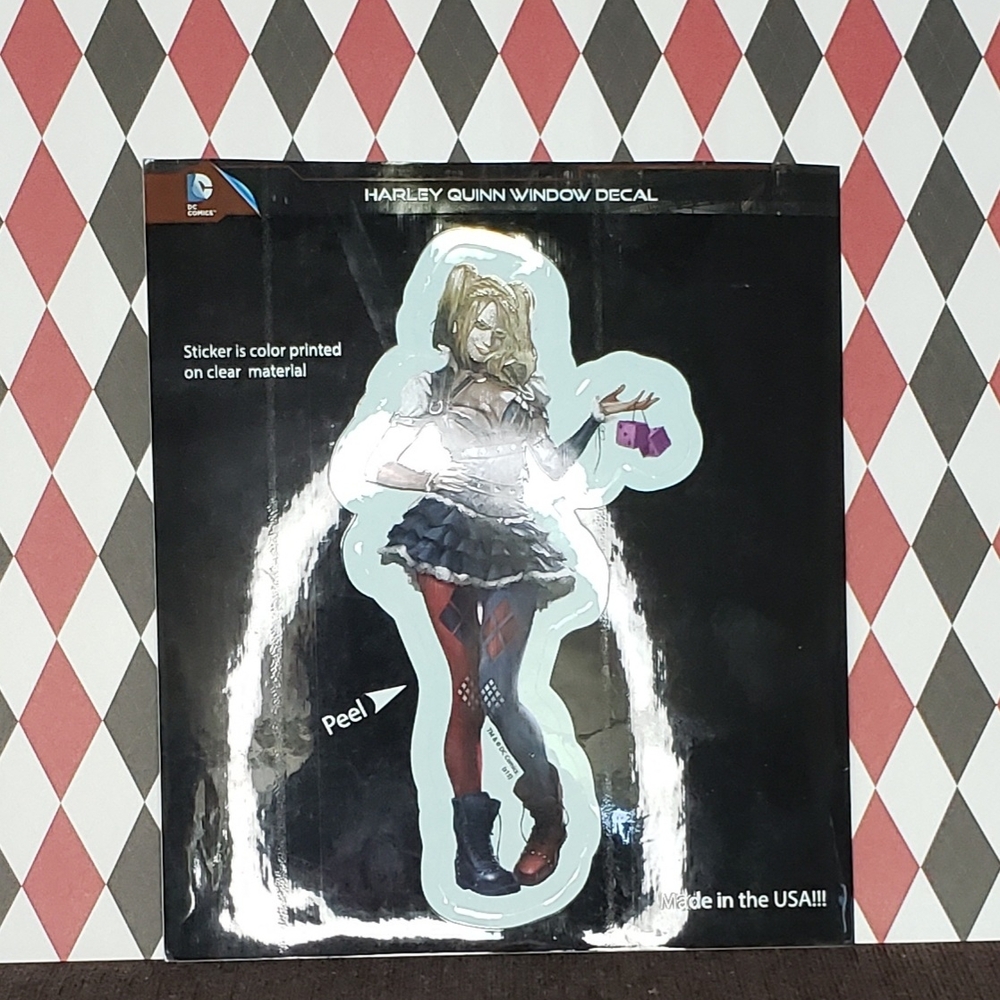 DC Comics Harley Quinn Window Decal